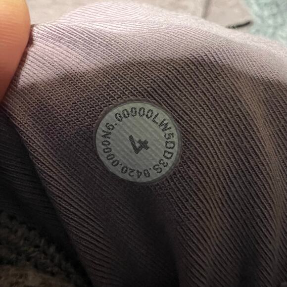 Lululemon Scuba High Rise Jogger Pants Womens 4 W5DD3S Heathered Pink Fleece - Picture 6 of 9